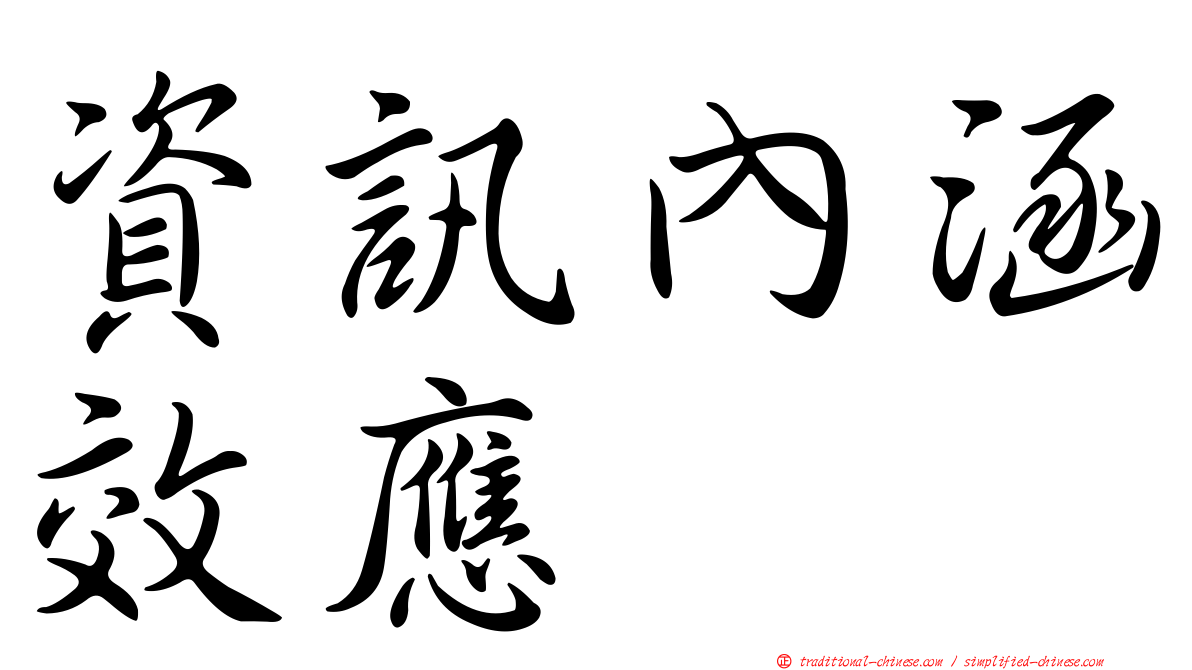 資訊內涵效應