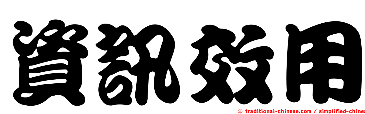 資訊效用