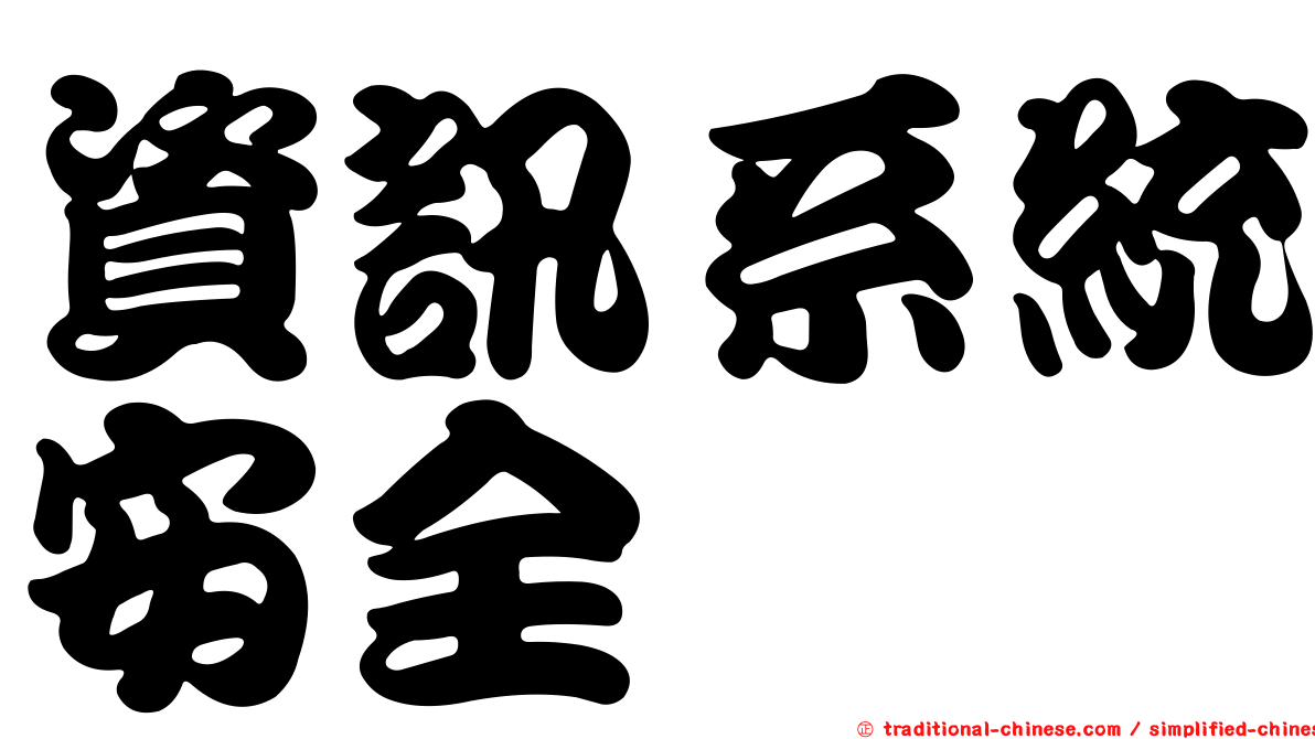 資訊系統安全