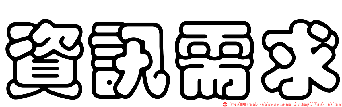 資訊需求