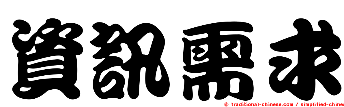 資訊需求