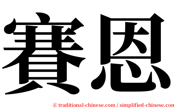 賽恩 serif font