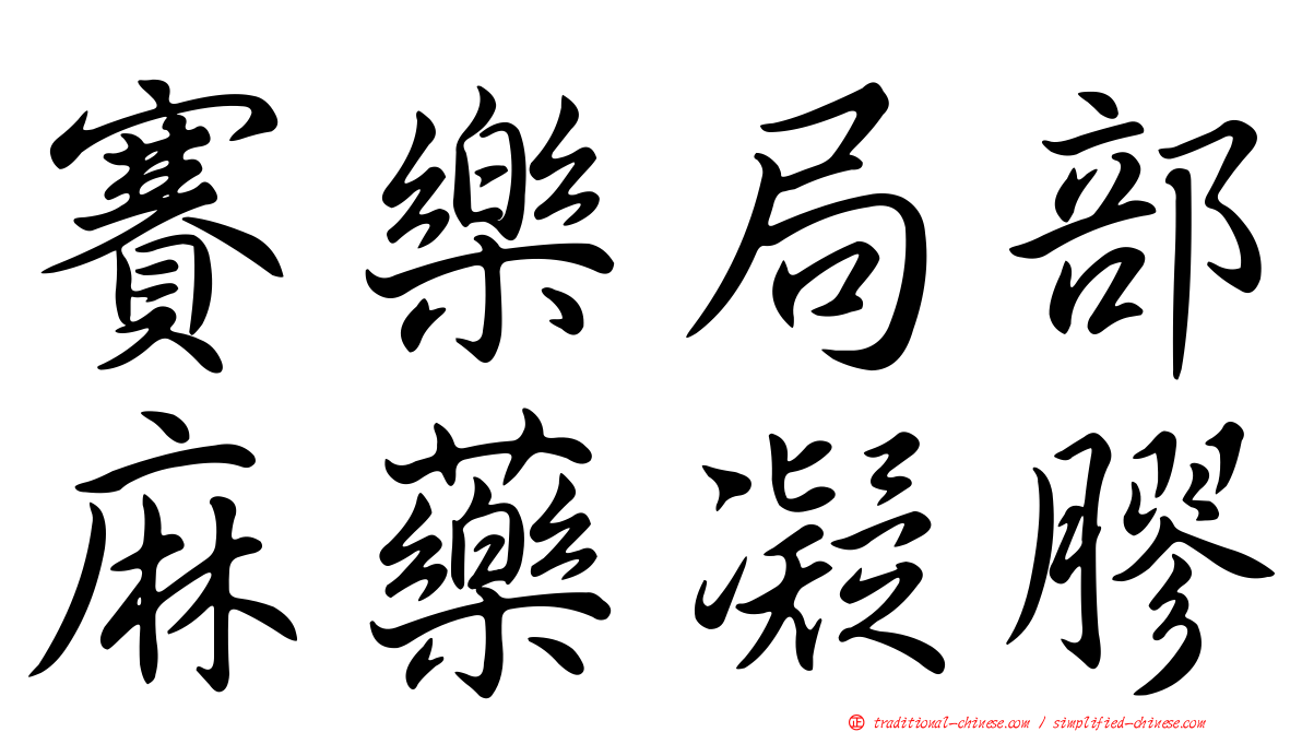 賽樂局部麻藥凝膠