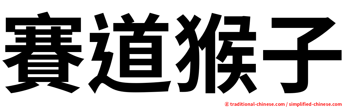 賽道猴子