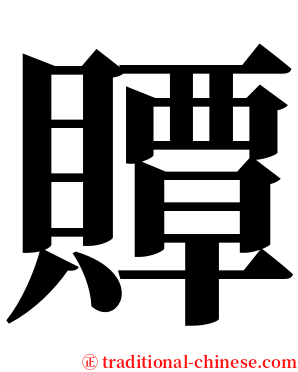 贉 serif font
