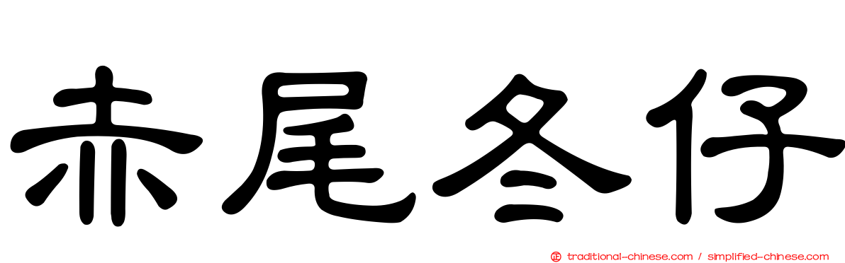 赤尾冬仔