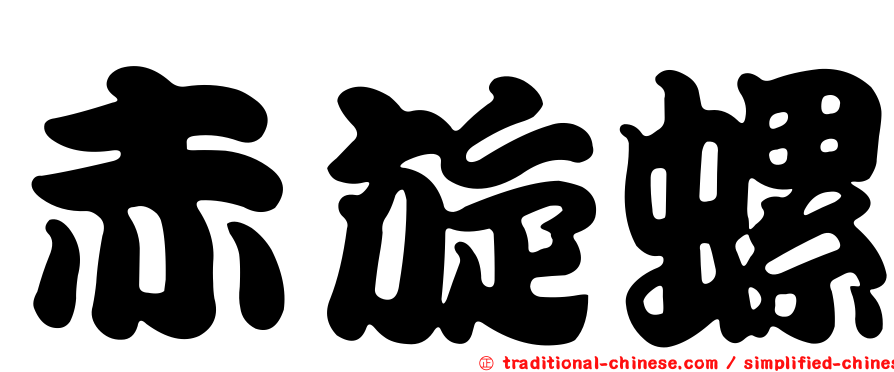赤旋螺