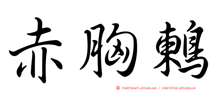 赤胸鶇
