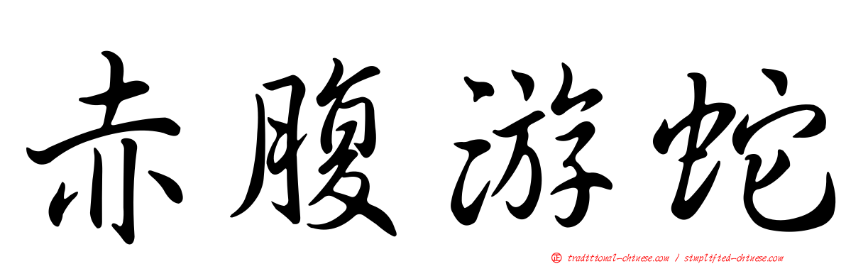 赤腹游蛇