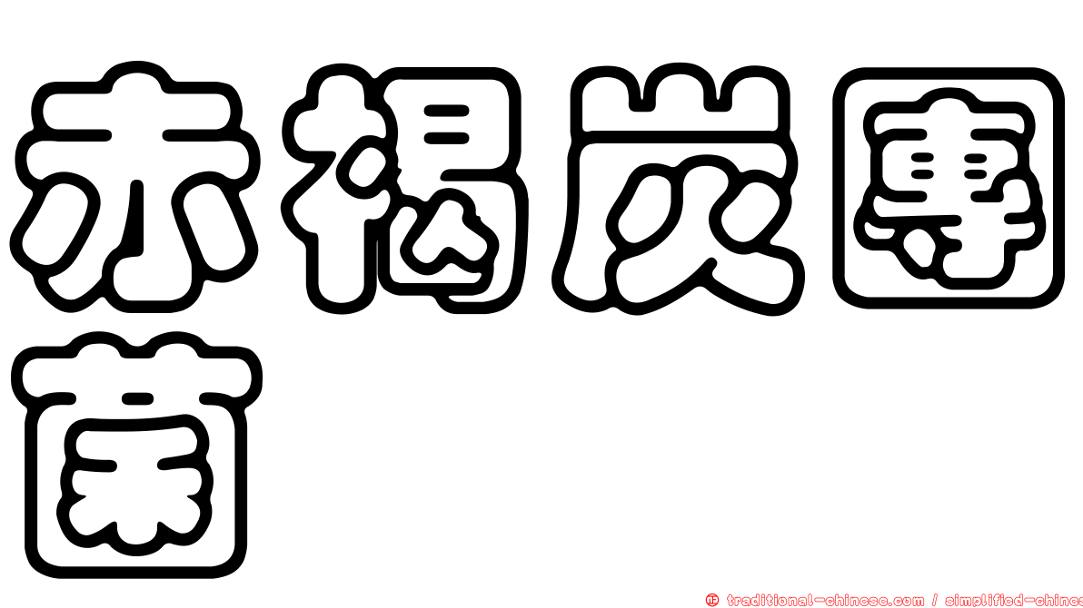 赤褐炭團菌