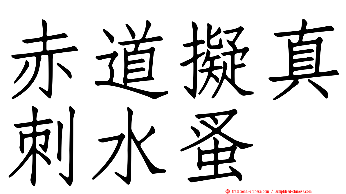 赤道擬真刺水蚤
