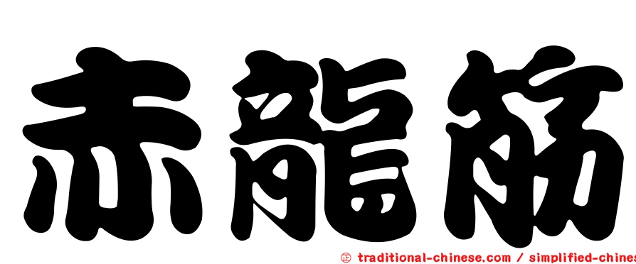 赤龍筋