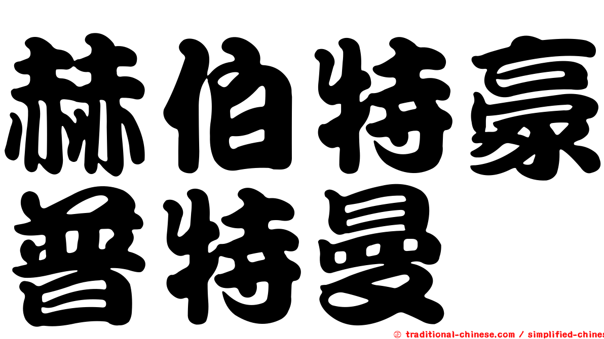 赫伯特豪普特曼