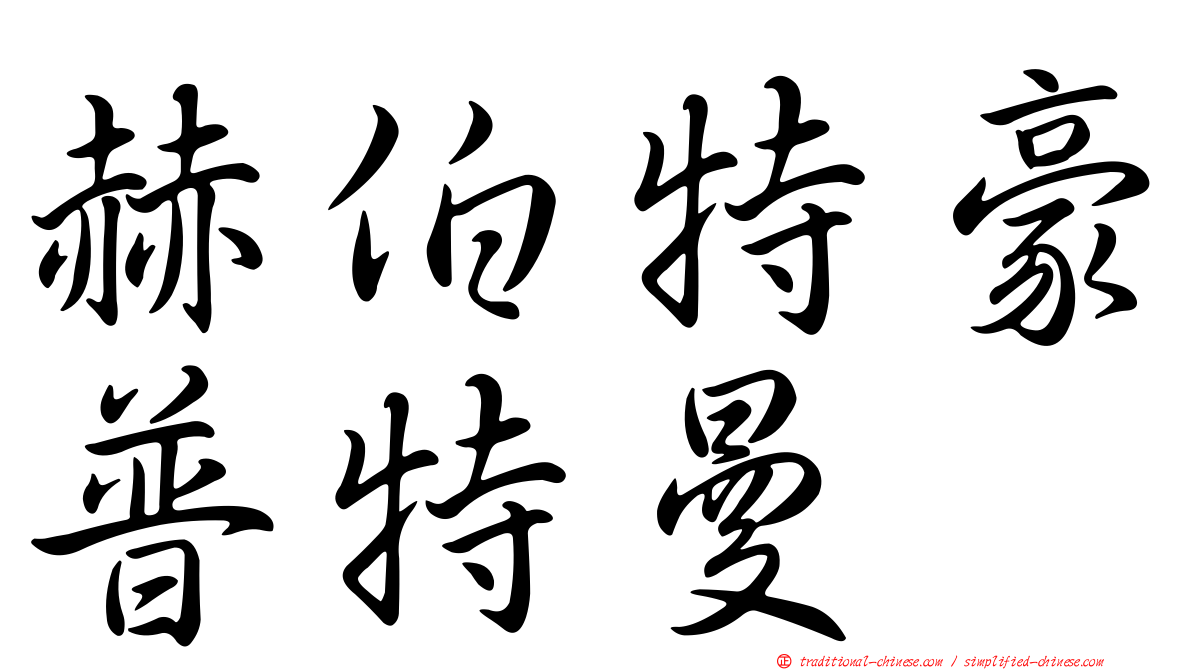 赫伯特豪普特曼