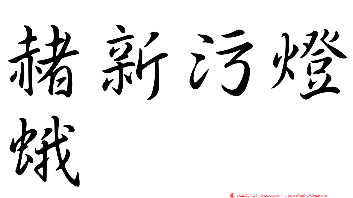赭新污燈蛾