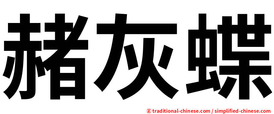 赭灰蝶