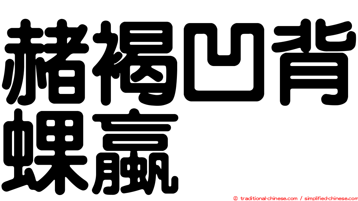 赭褐凹背蜾蠃