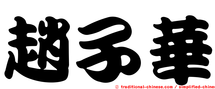 趙子華