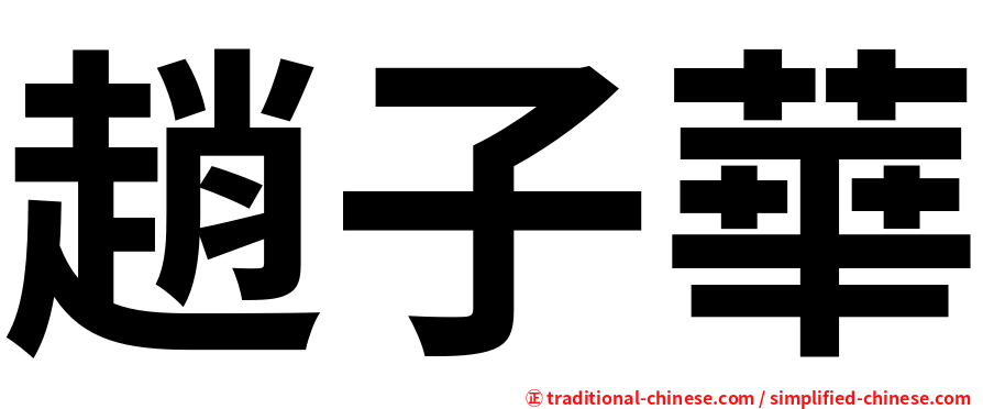 趙子華