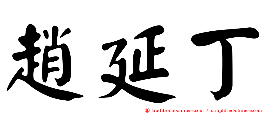 趙延丁