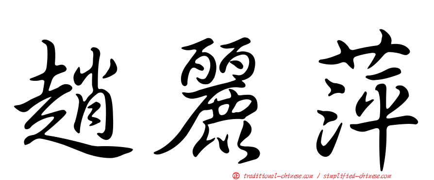 趙麗萍