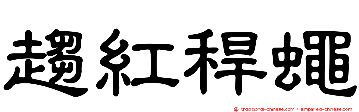 趨紅稈蠅