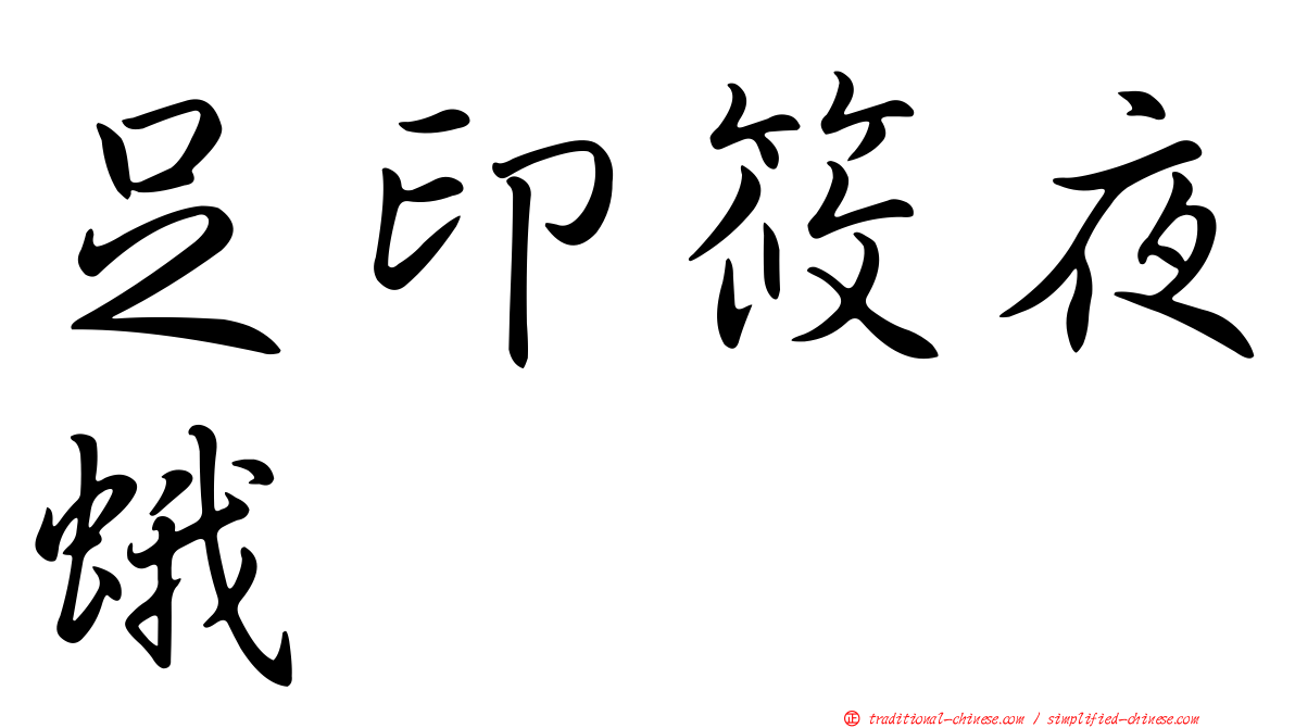 足印筱夜蛾