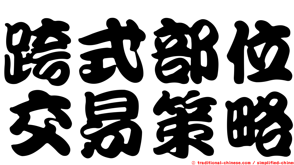 跨式部位交易策略