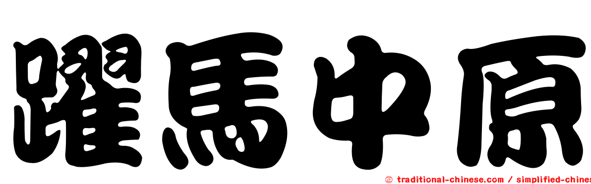 躍馬中原