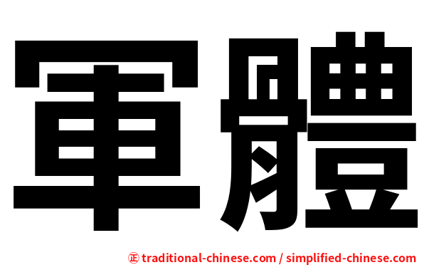 軍體