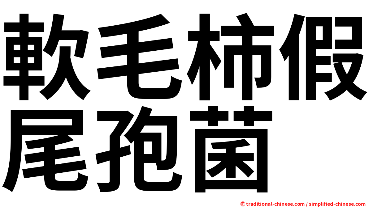軟毛柿假尾孢菌