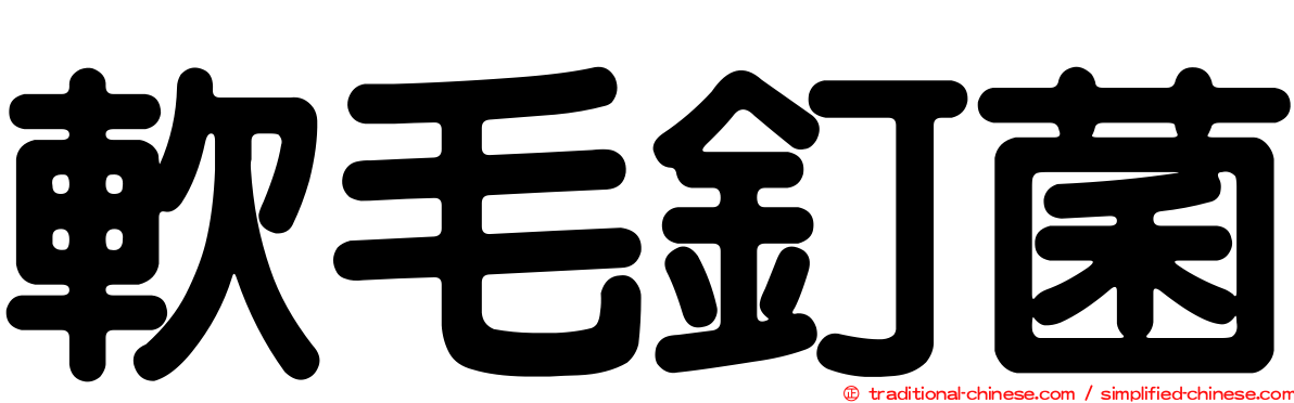 軟毛釘菌