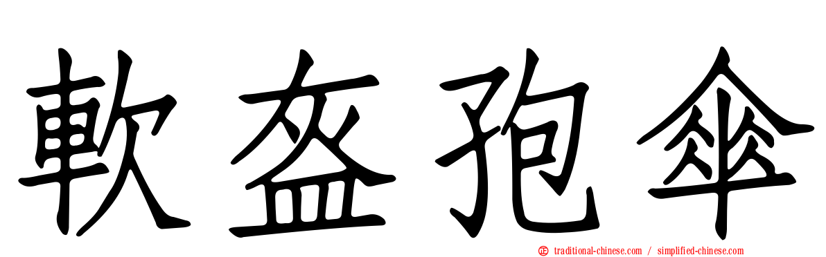 軟盔孢傘