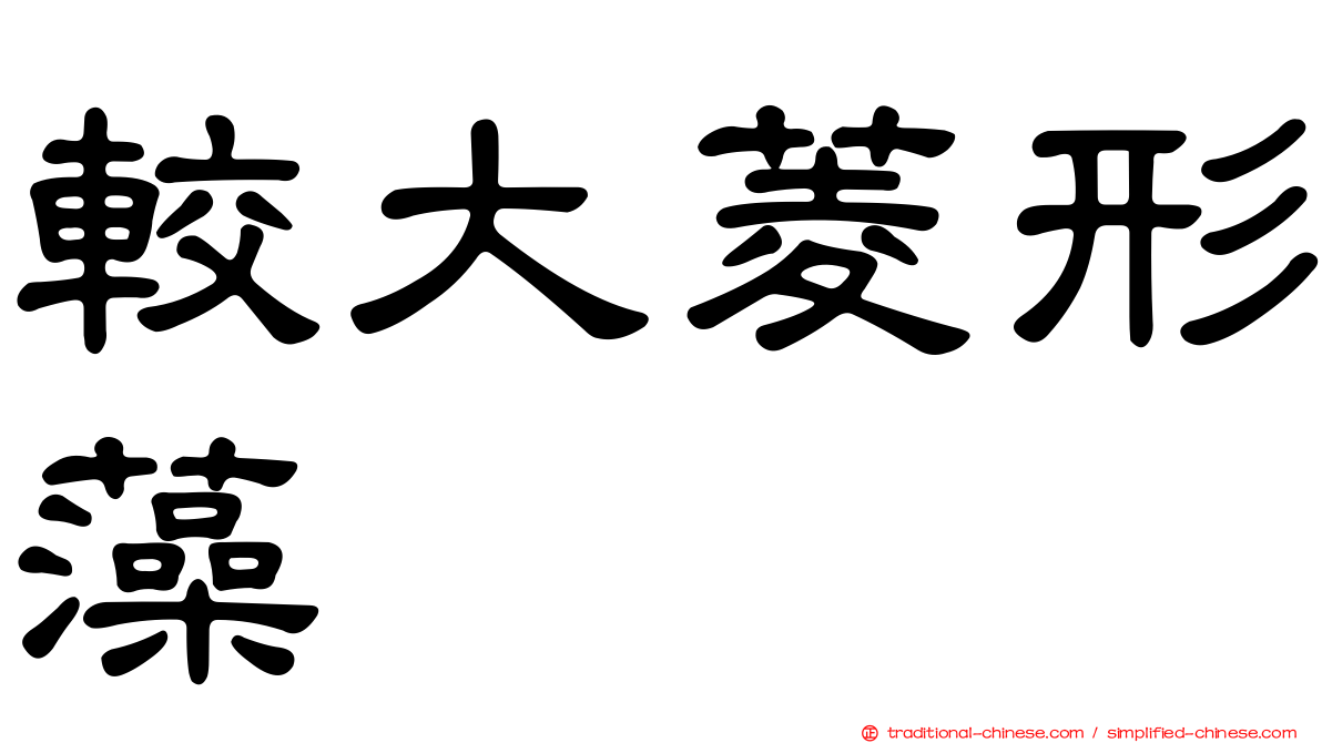 較大菱形藻