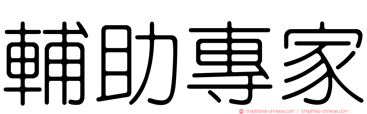 輔助專家