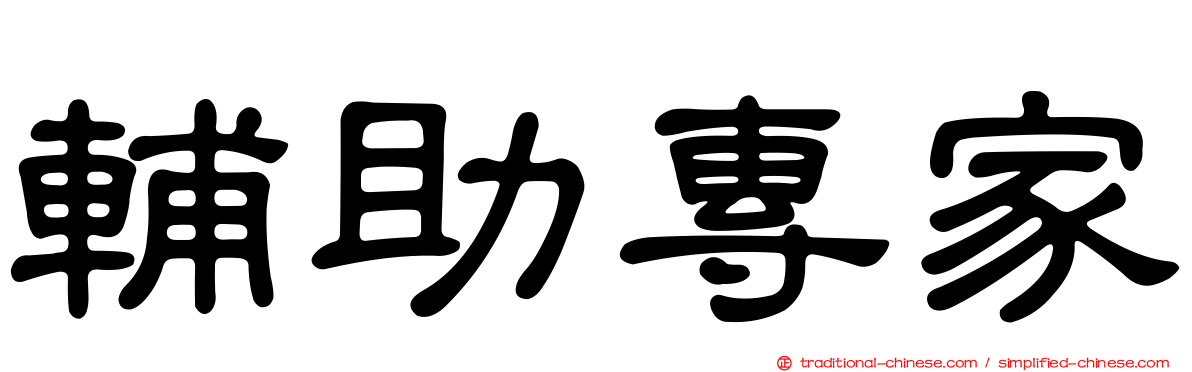 輔助專家