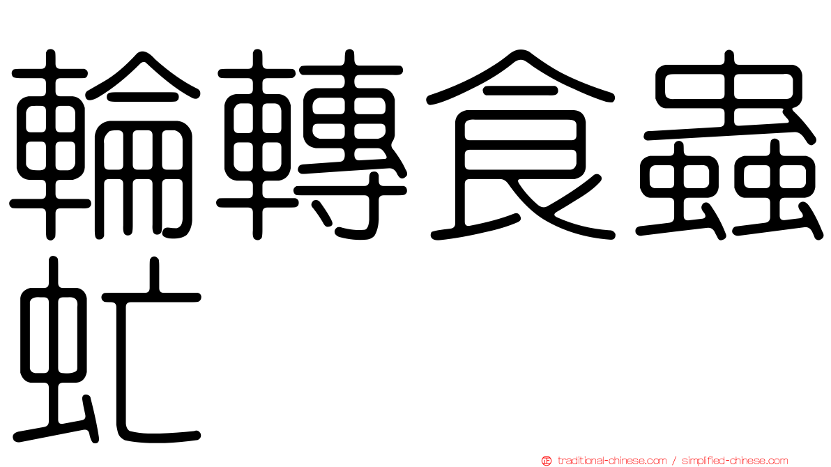 輪轉食蟲虻