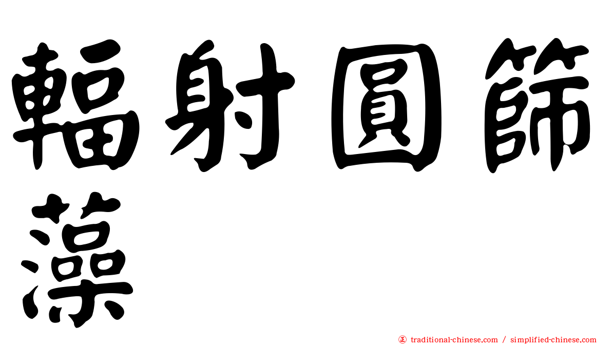 輻射圓篩藻