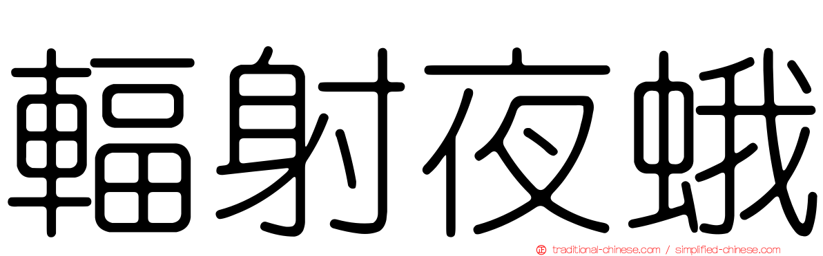 輻射夜蛾