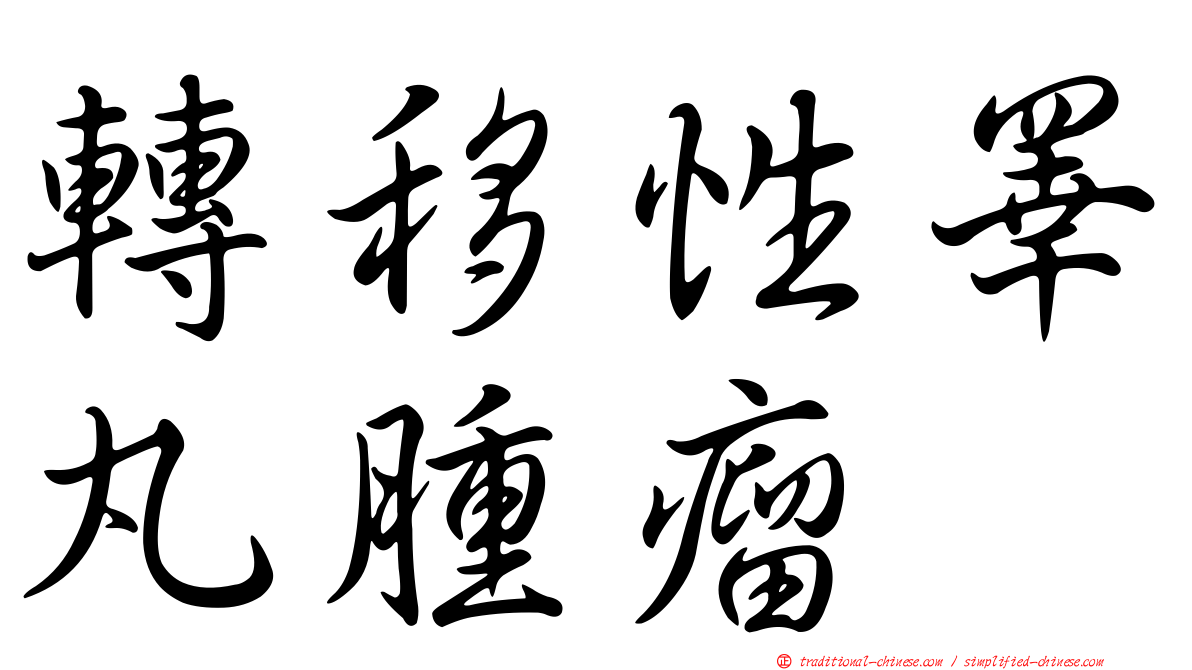 轉移性睪丸腫瘤