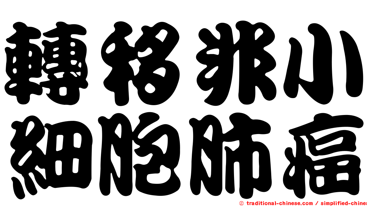 轉移非小細胞肺癌