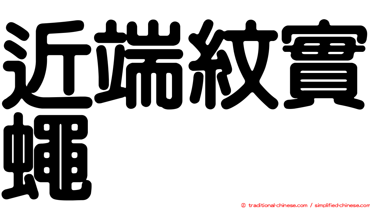近端紋實蠅