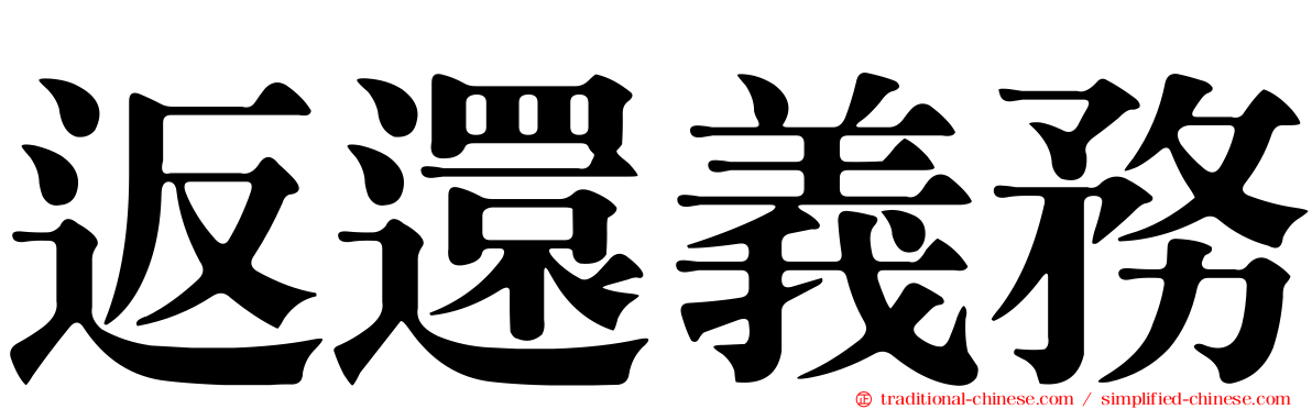 返還義務