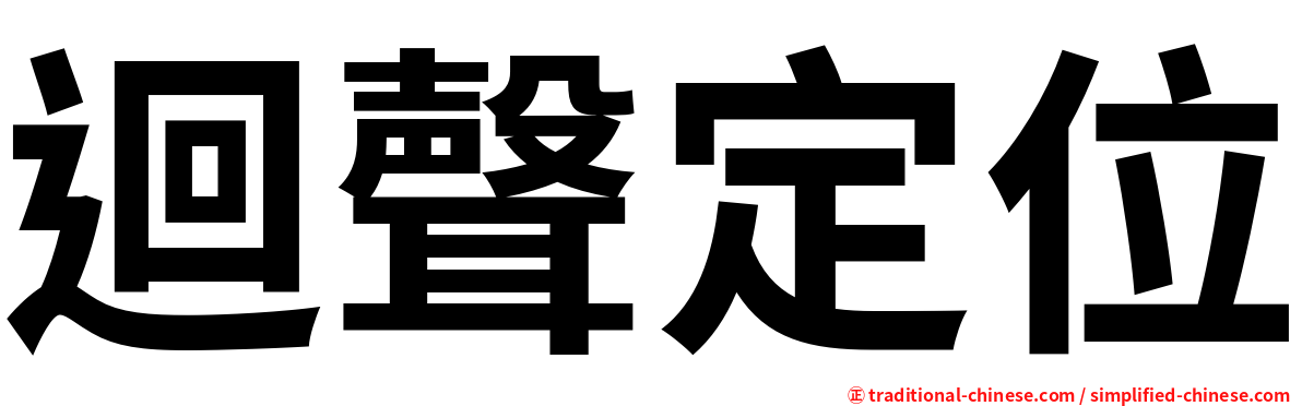 迴聲定位