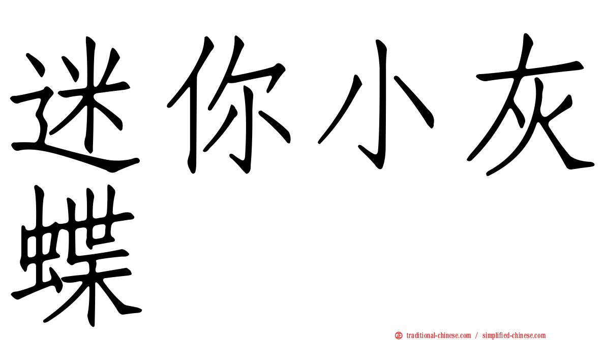迷你小灰蝶