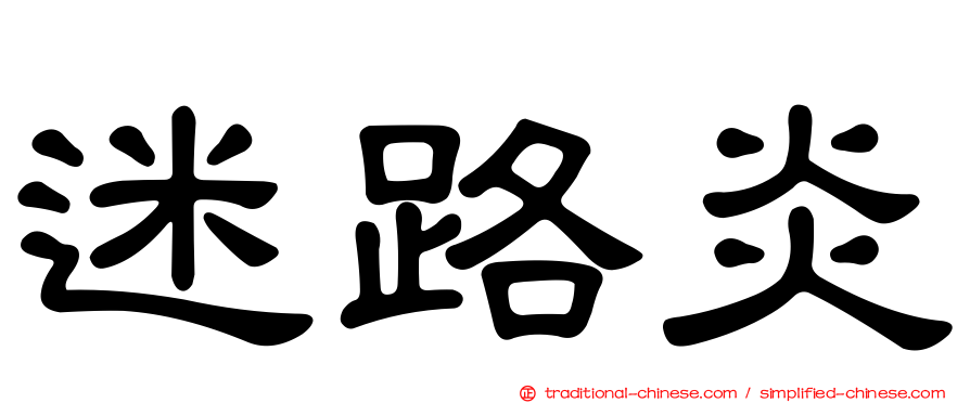迷路炎
