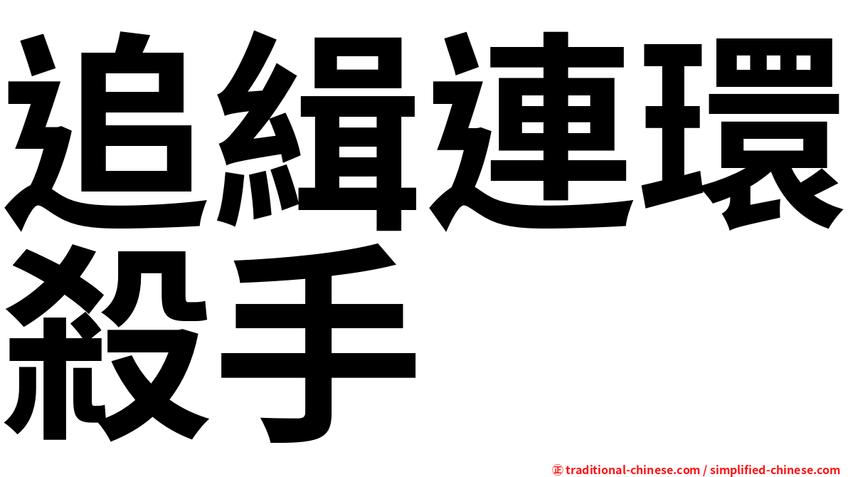 追緝連環殺手