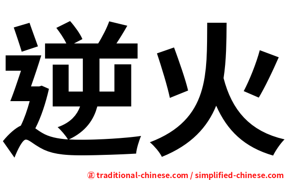 逆火