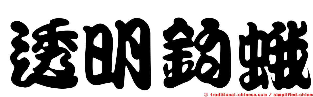 透明鉤蛾
