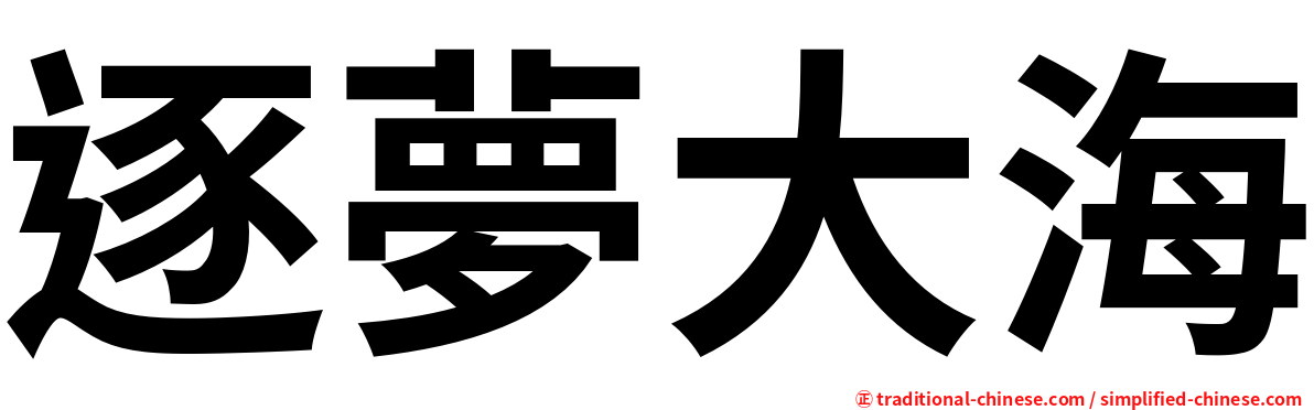 逐夢大海
